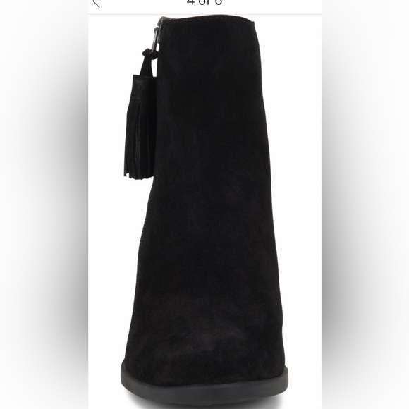 New Born Ervine Bootie size 10 BLACK SUEDE new in box - Picture 5 of 7